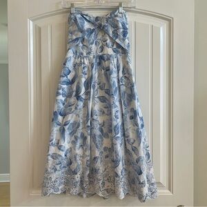 WHBM Midi Strapless Cotton Sundress - Size 00